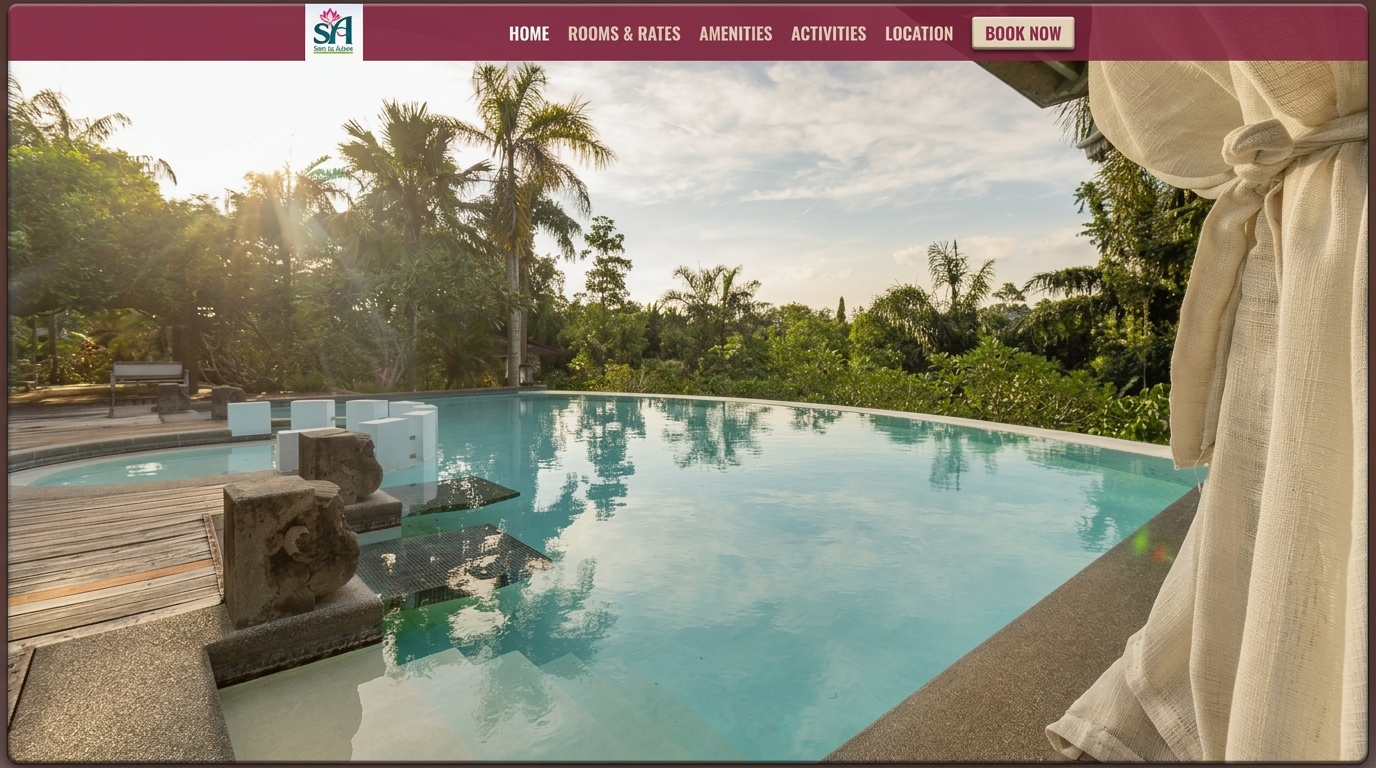 Sitio de Amor Leisure Farm Website Preview
